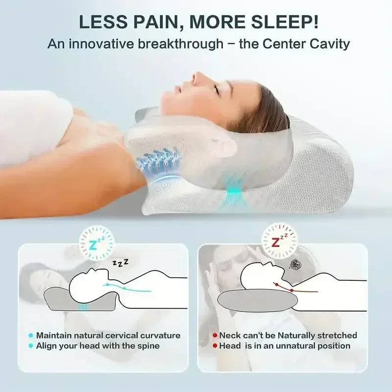 Oreiller Cervical Papillon à Mémoire de Forme