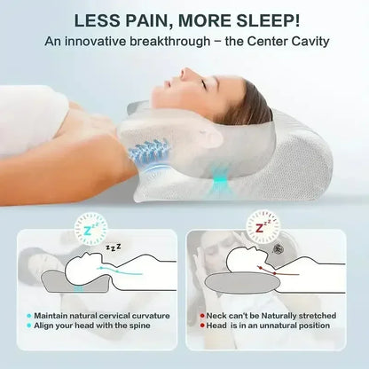 Oreiller Cervical Papillon à Mémoire de Forme